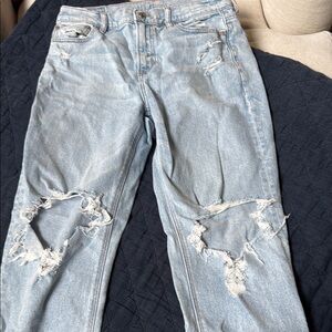 American Eagle Outfitters Blue Straight Leg Pants